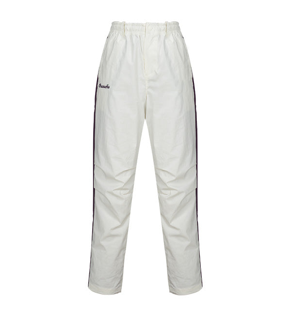 カラーポイント パンツ(パープル / カーキ)