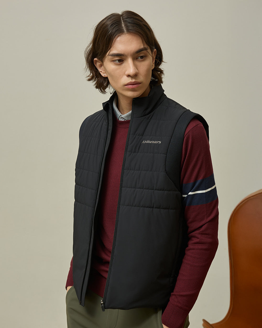 entire studios ブラック パディングベスト XS entire studios