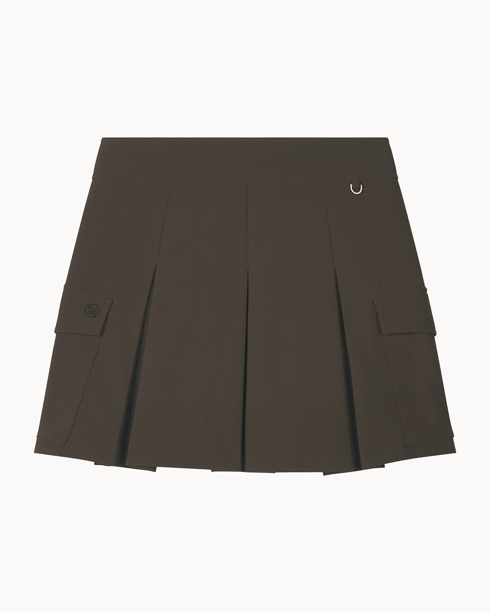 アウトポケット スカート(ブラウン)