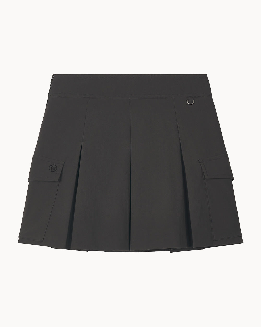 アウトポケット スカート(チャコール)