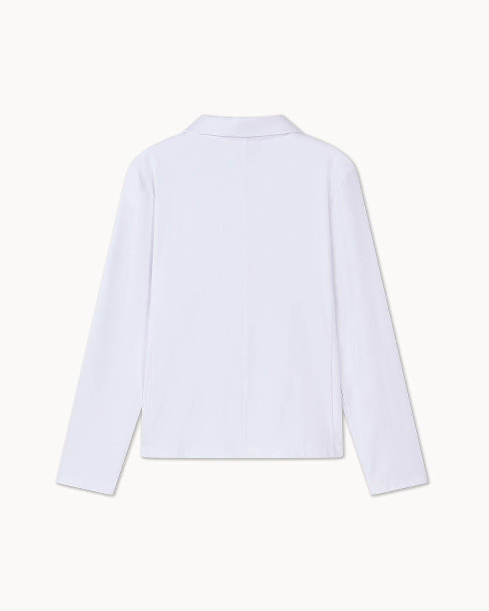 長袖ポロシャツ(ホワイト)