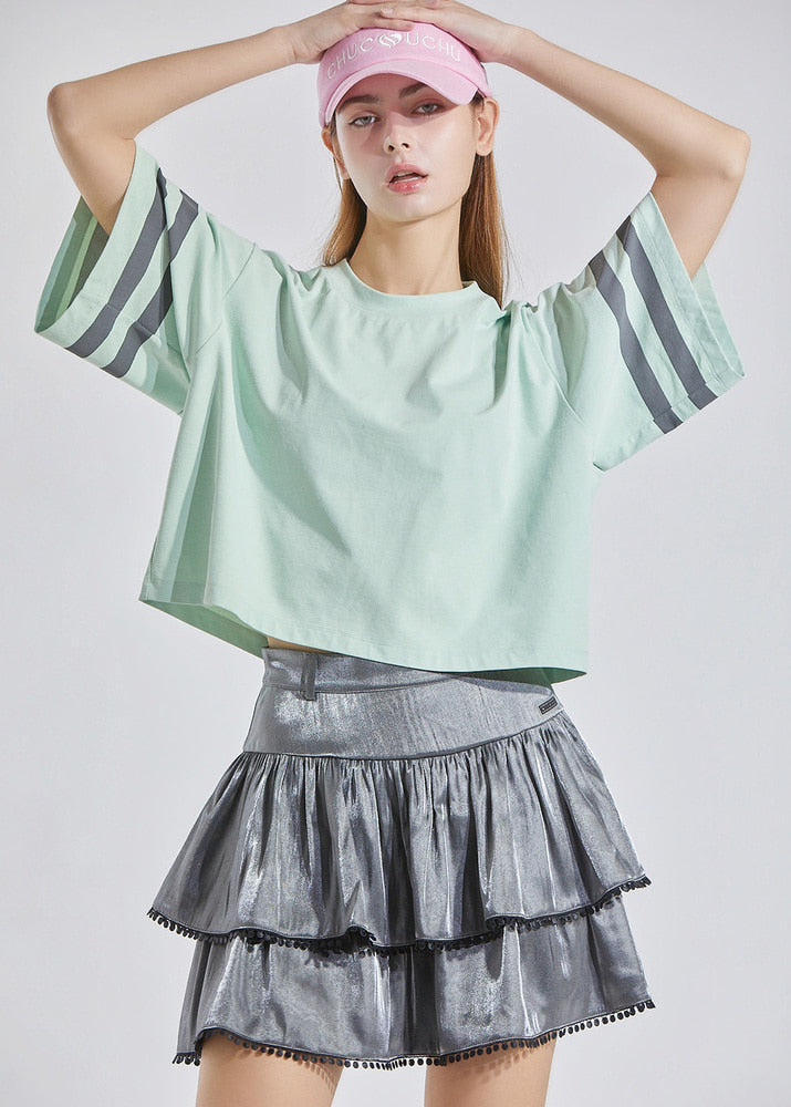 【値下げ】palomawool シルバースカート ジャガードリボンスカート/シルバー | BOTTOMS | OBLI