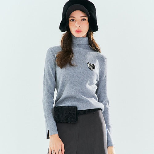 タートルネックセーター(ブラック / グレー / アイボリー / ブラウン)