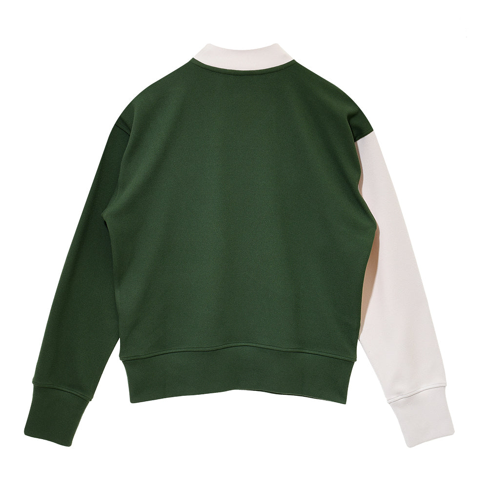 モックネック ロングスリーブ(カーキ / ブラック)