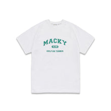 画像をギャラリービューアに読み込む, mackyclub T-shirt -White Green
