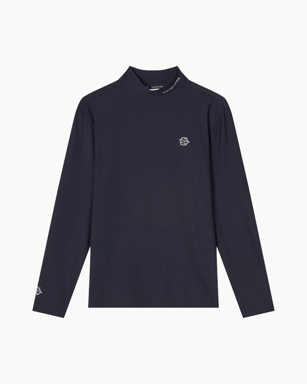 メンズ）モックネック長袖シャツ（ネイビー） – SOMUA CLUB