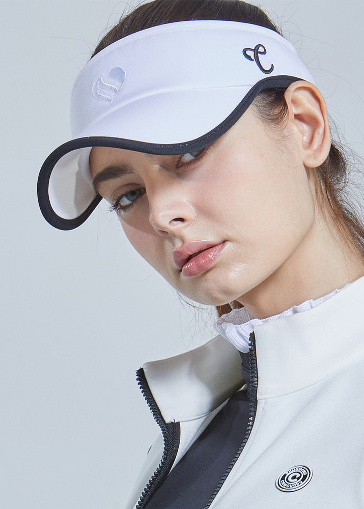 ハートライン バイザー（ホワイト・ピンク） – SOMUA CLUB