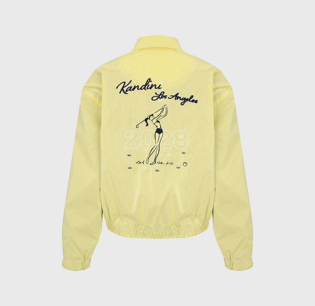 グロッシー ジップアップジャケット（レモン）