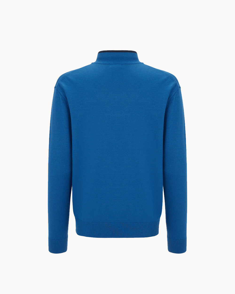 メンズ）ハーフジップアップニット（ブルー） – SOMUA CLUB