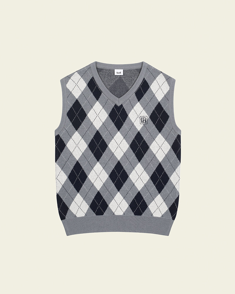 ALOUND グレー ベスト Second Style(セカンドスタイル) 秋冬春オッドベスト ジレ