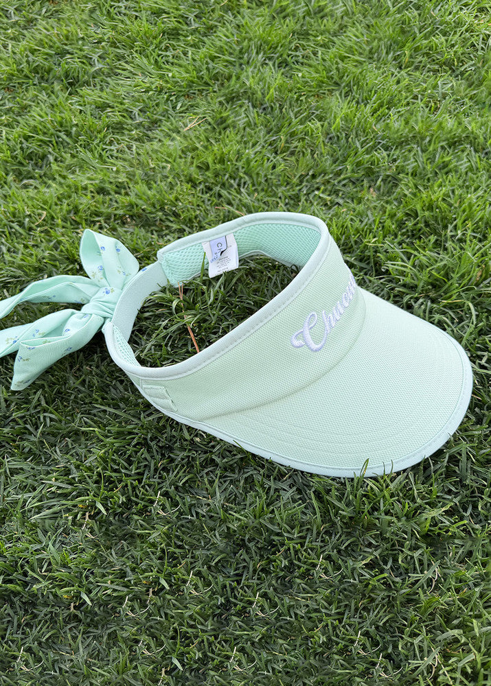 リボン バイザー（ミント）