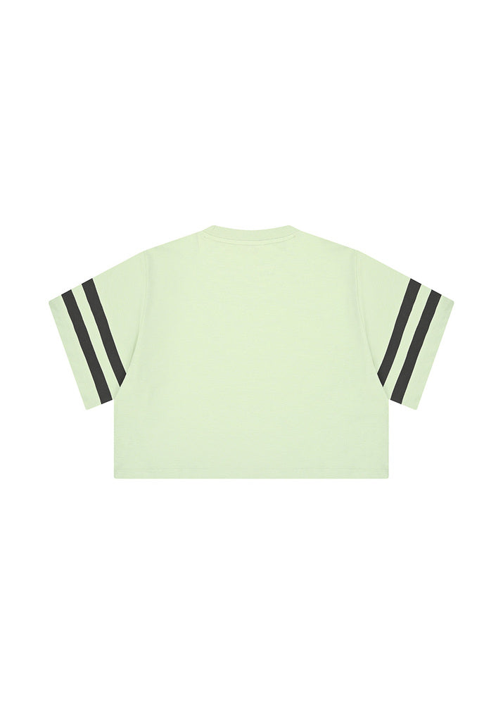 ライン オーバーフィット Tシャツ（ミント）