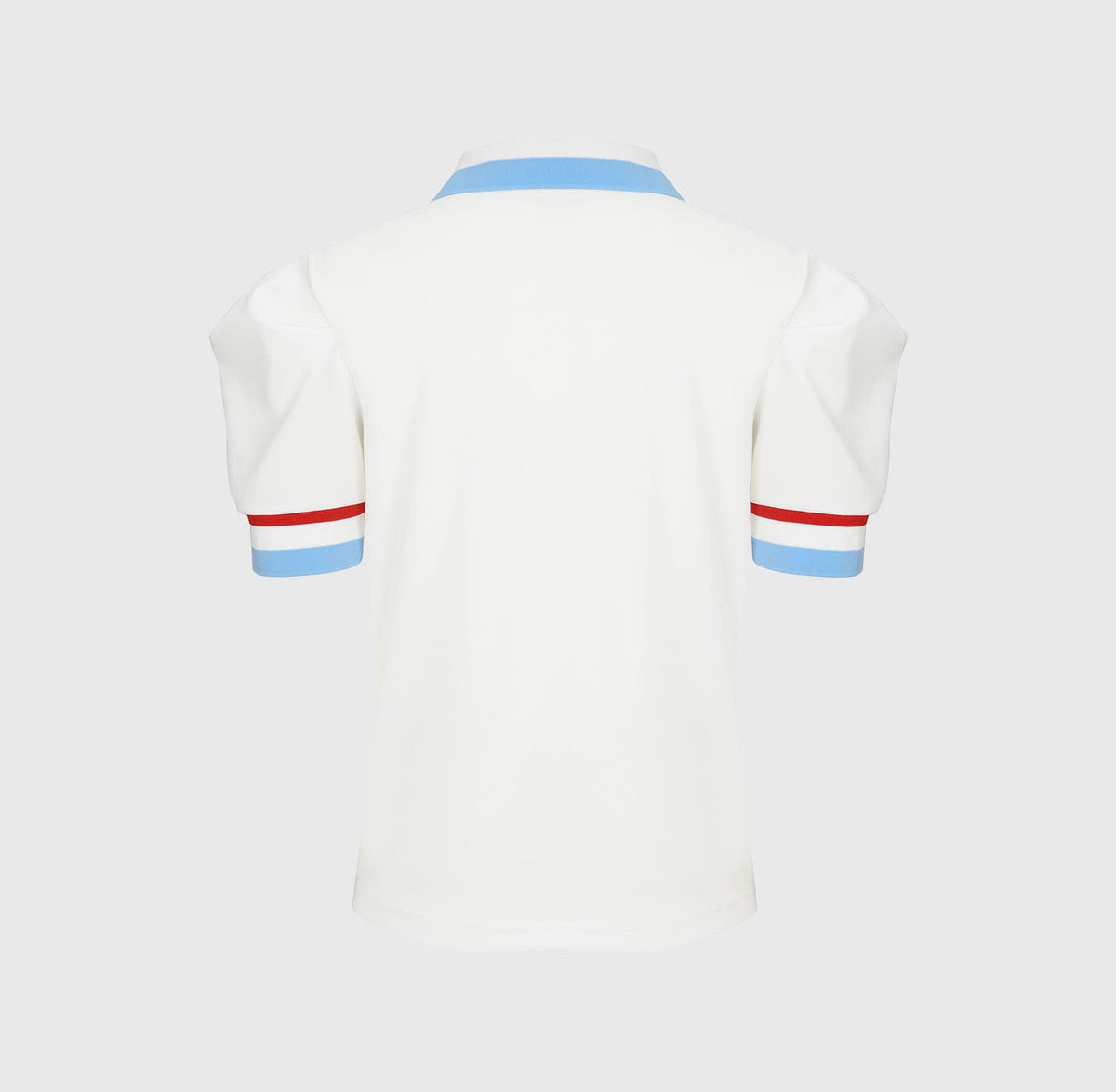 パフスリーブ ポロシャツ（アイボリー）