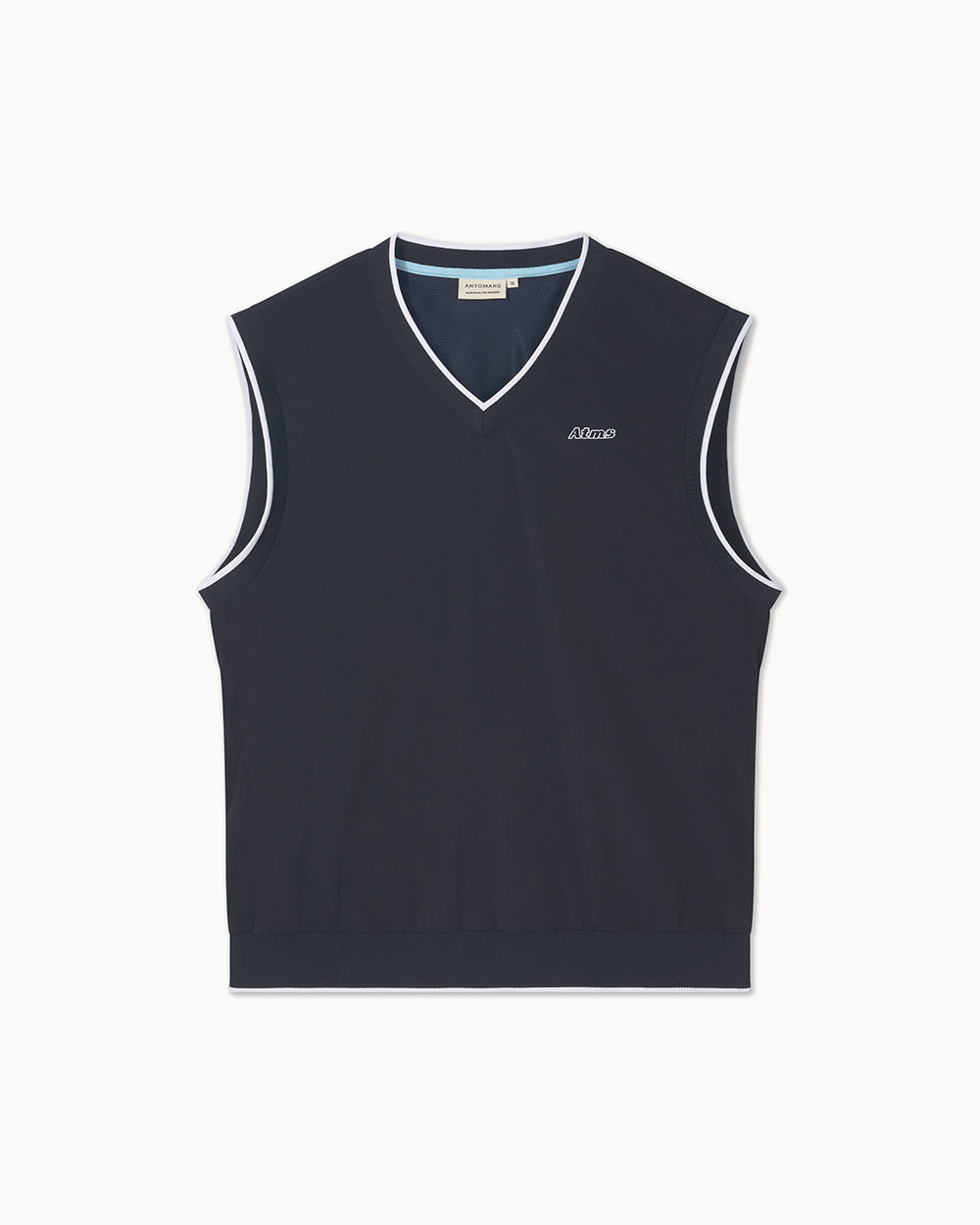 （メンズ）ウーブンベスト（ネイビー）