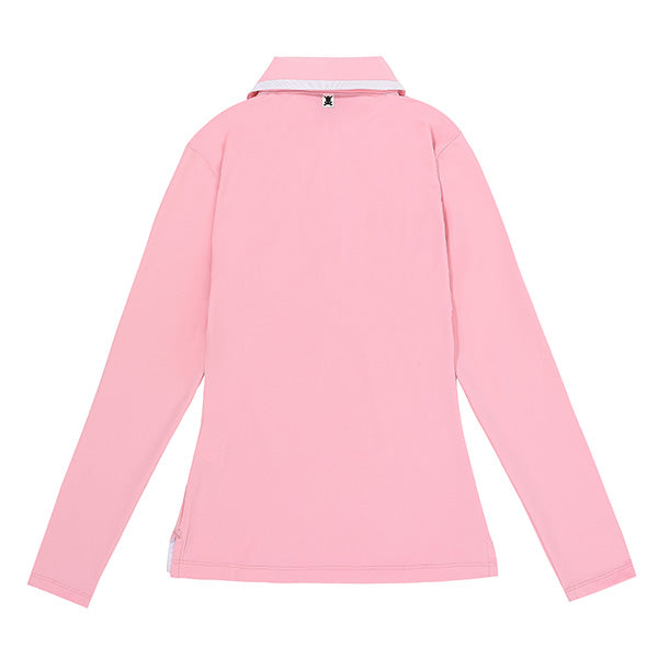 リボンポイント 長袖ポロシャツ（ピンク） – SOMUA CLUB