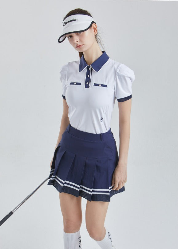 マーブルダブルプリーツスカート（ネイビー） – SOMUA CLUB