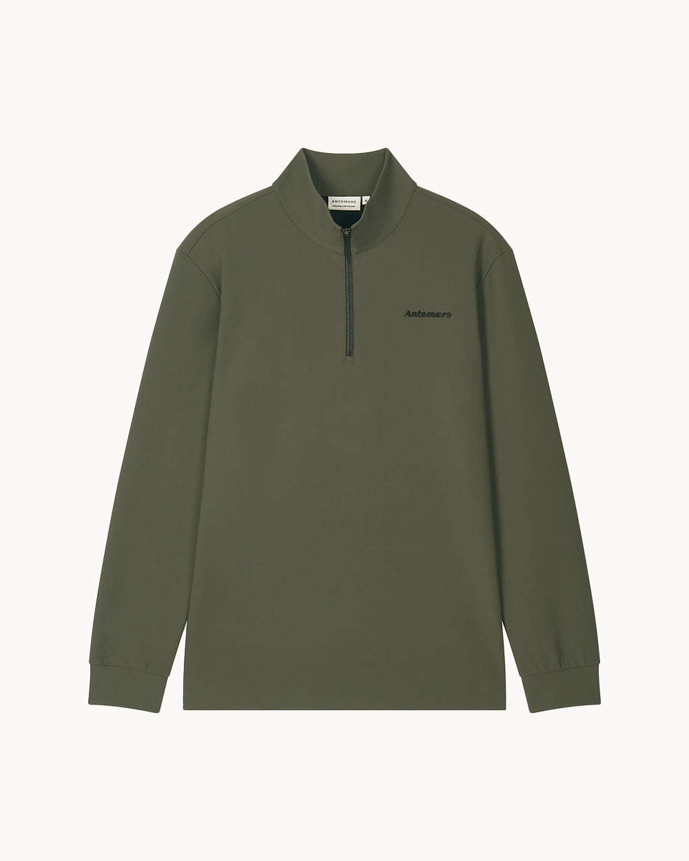 メンズ）ソフト起毛 ハーフジップアップトップ（カーキ） – SOMUA CLUB