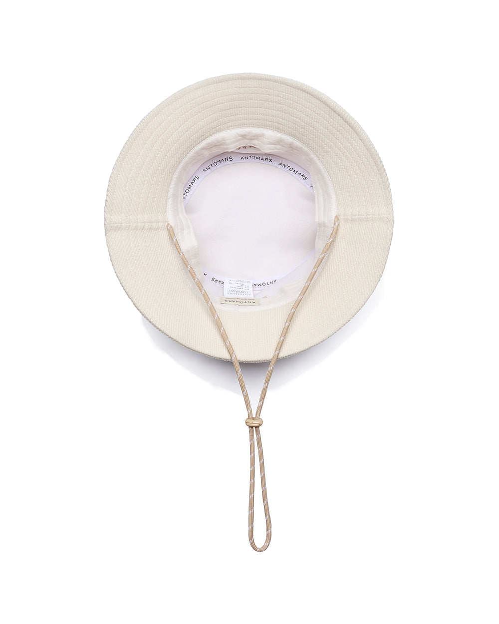 コーデュロイ バケットハット（アイボリー）