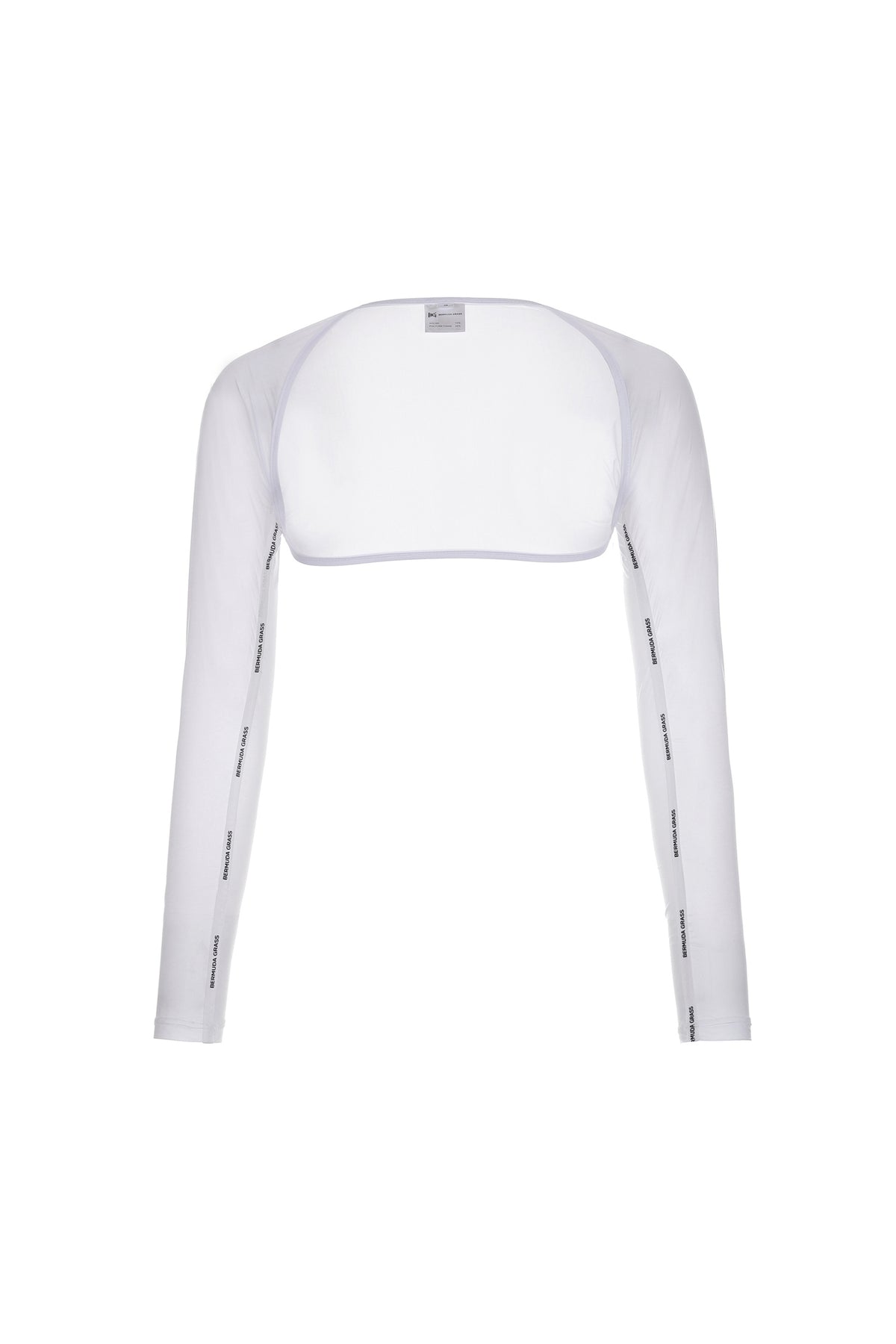 【UV対策】冷感素材 ロゴ入り長袖インナー（ホワイト）