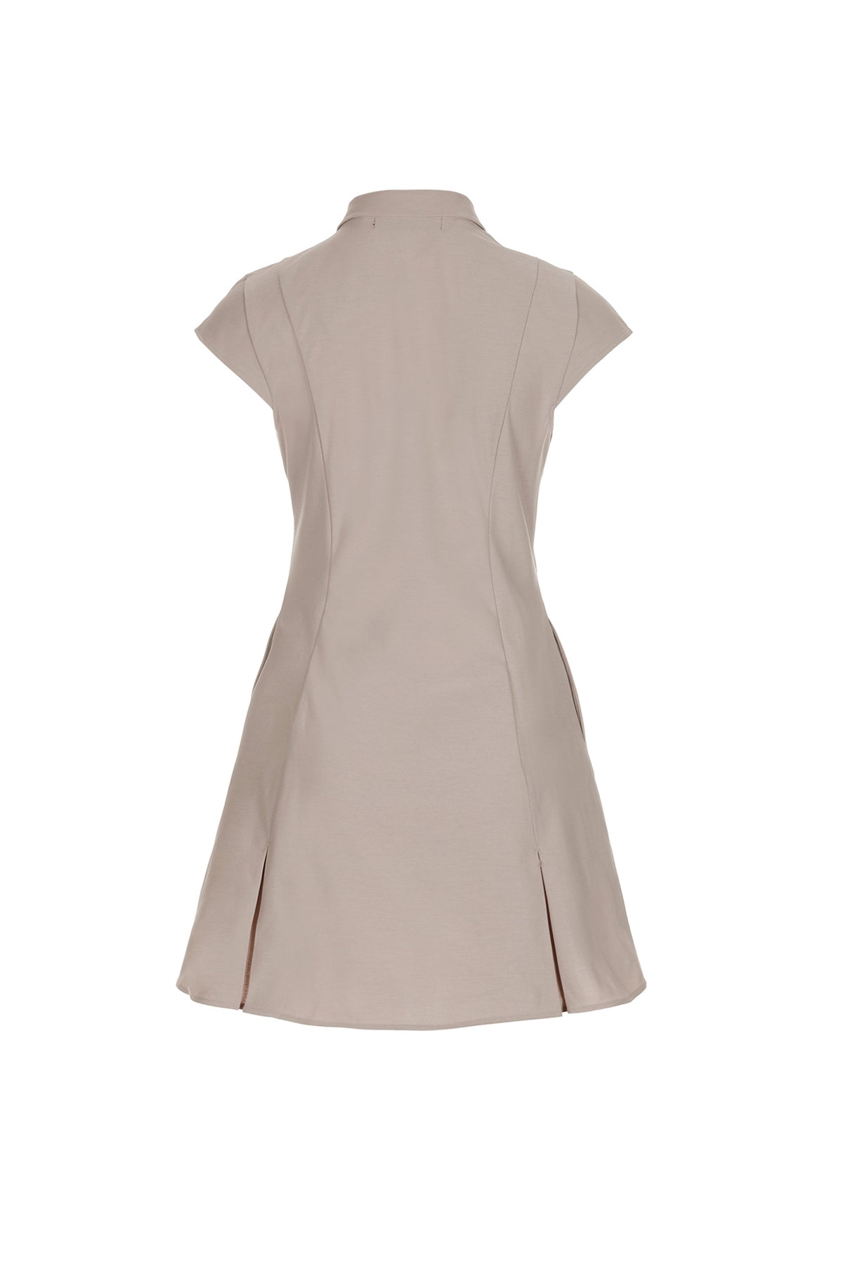 キャップ袖 ワンピース（ベージュ）