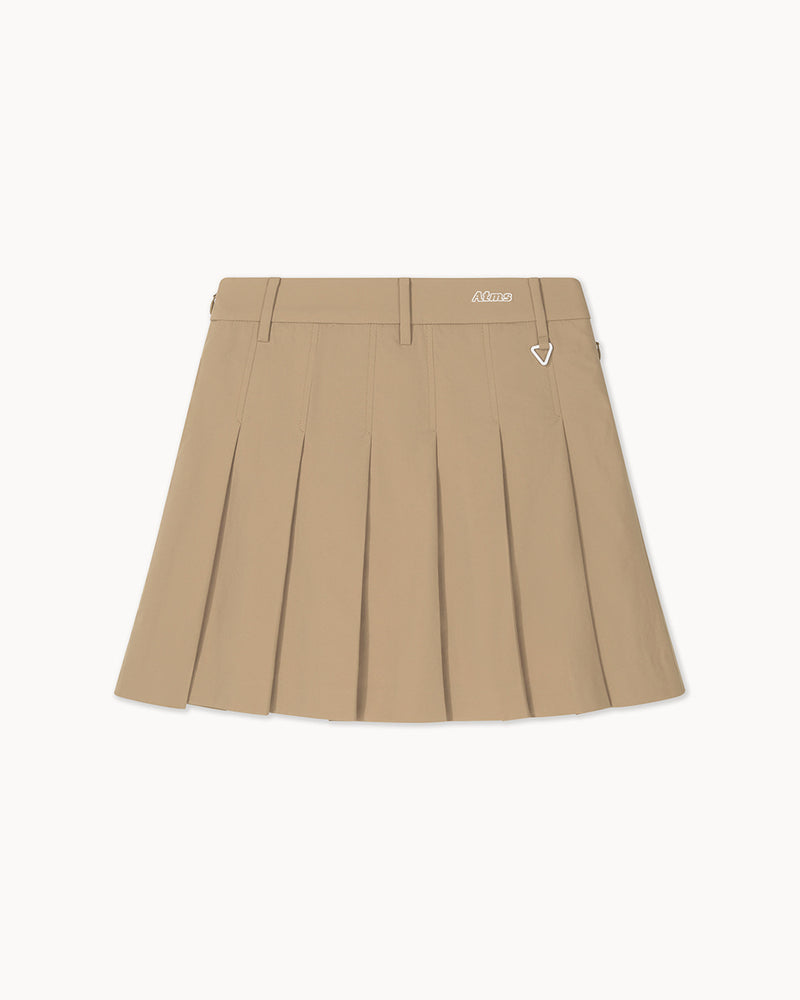 エッセンシャル プリーツスカート（ベージュ）