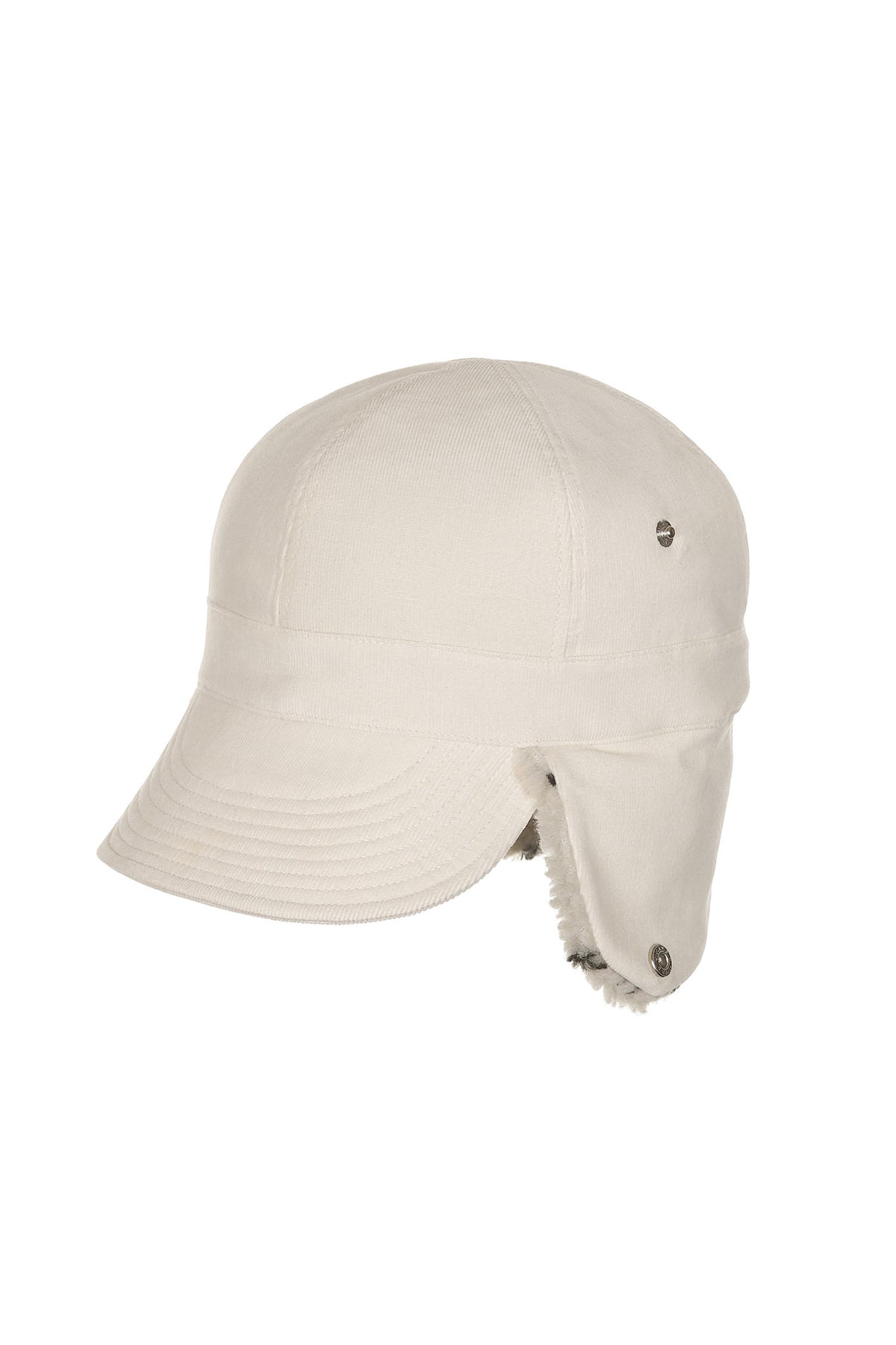 ドットボア イヤーマフ キャップ（アイボリー）