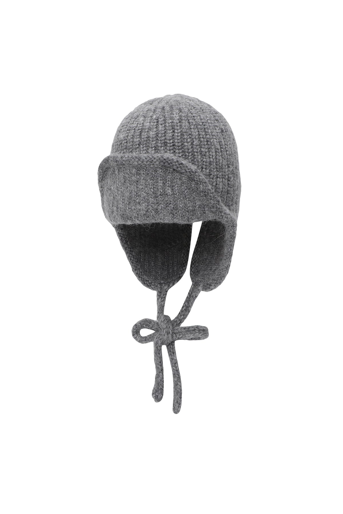 ソフト イヤーフラップ ビーニー（グレー）