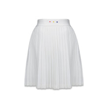 画像をギャラリービューアに読み込む, daisy pleats skirt-White

