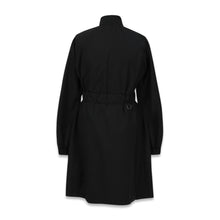 画像をギャラリービューアに読み込む, front zip-up dress -Black
