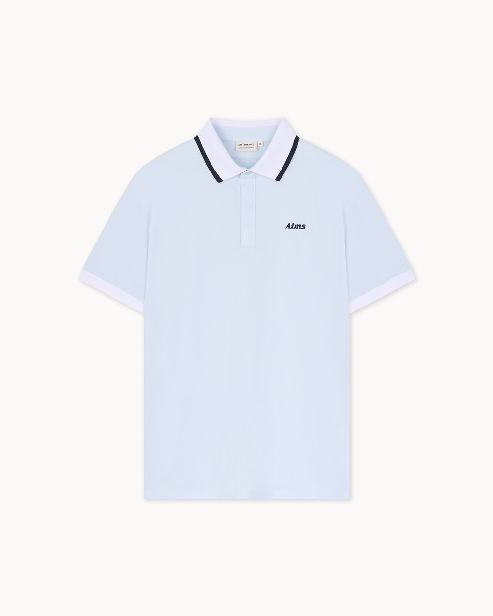 （メンズ）カラー ポロTシャツ（ライトブルー）
