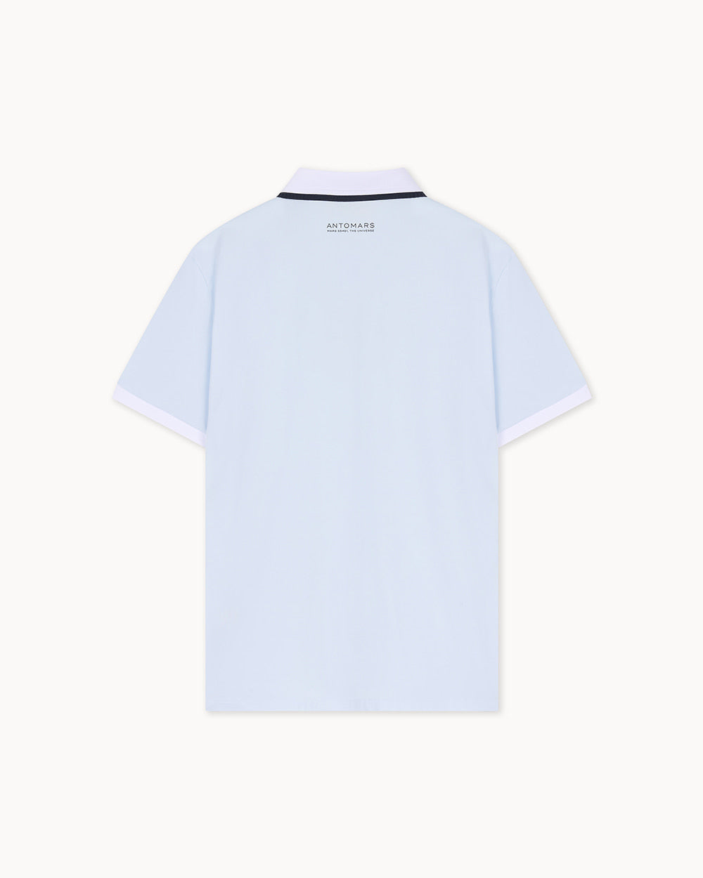 （メンズ）カラー ポロTシャツ（ライトブルー）