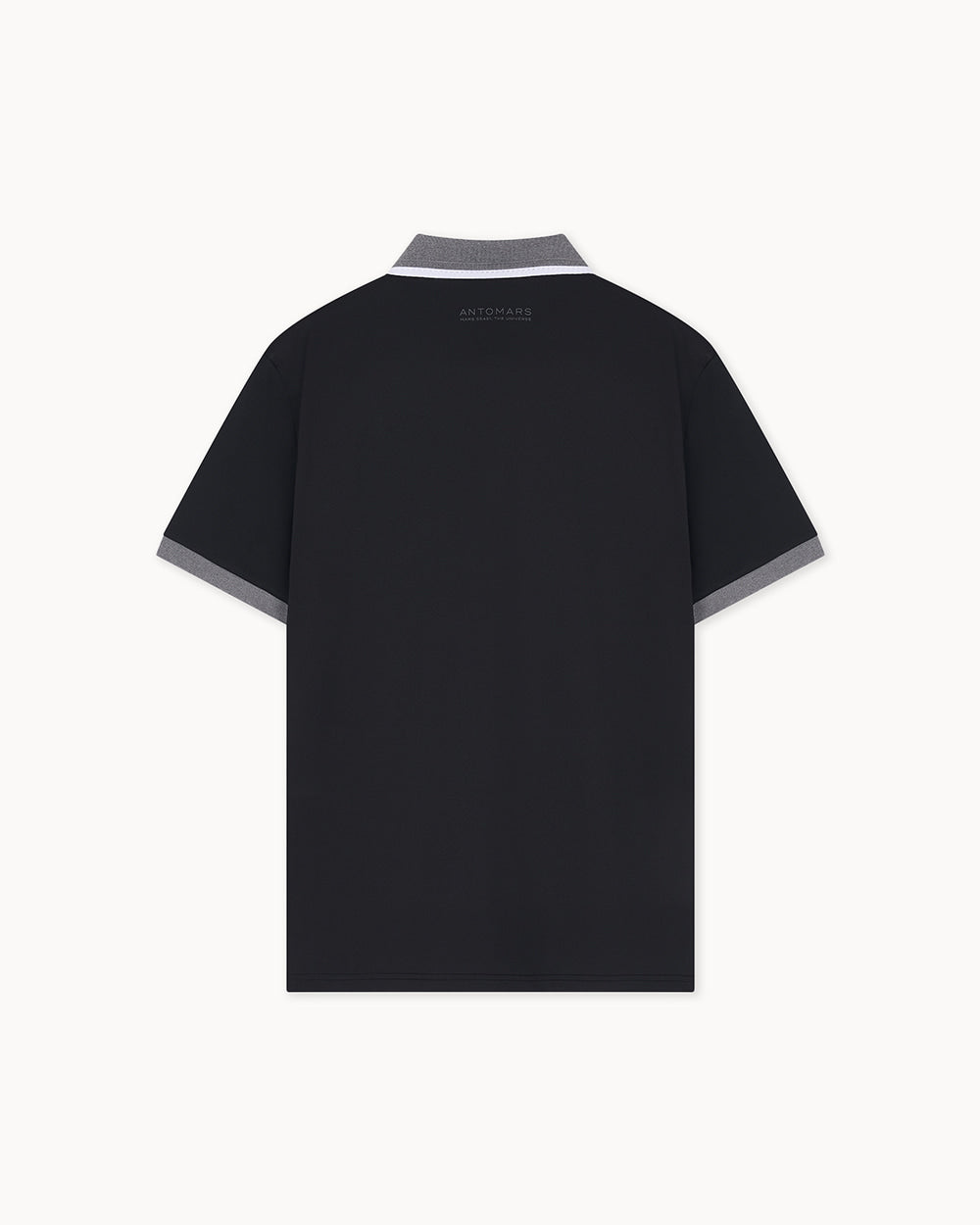 （メンズ）カラー ポロTシャツ（ブラック）