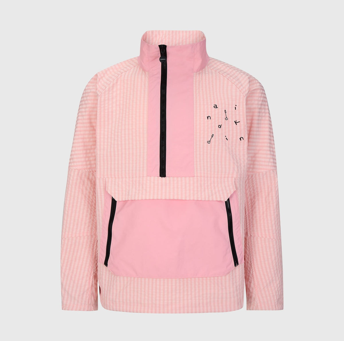 ハーフジップアップ アノラック（ピンク）