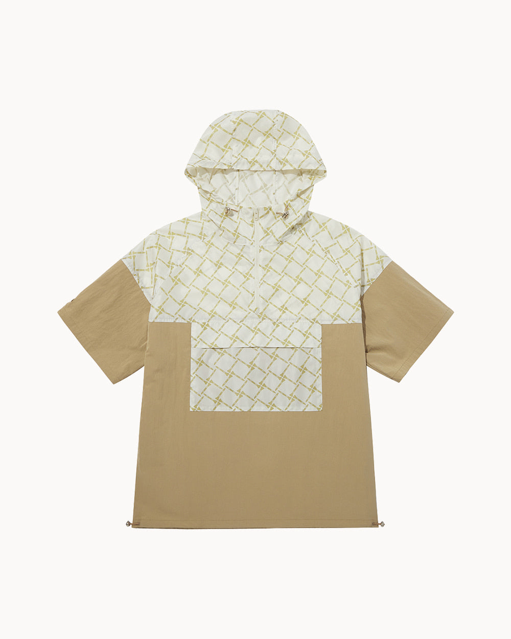21SS sillage シアージ 半袖 アノラックパーカー ベージュ 21SS sillage シアージ 半袖 アノラックパーカー ベージュ