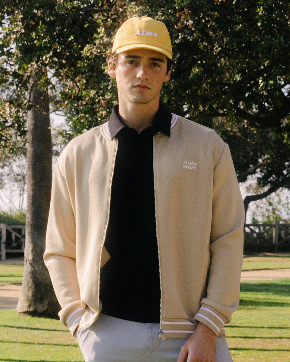 メンズ）スタジアムジャンパー（ベージュ） – SOMUA CLUB