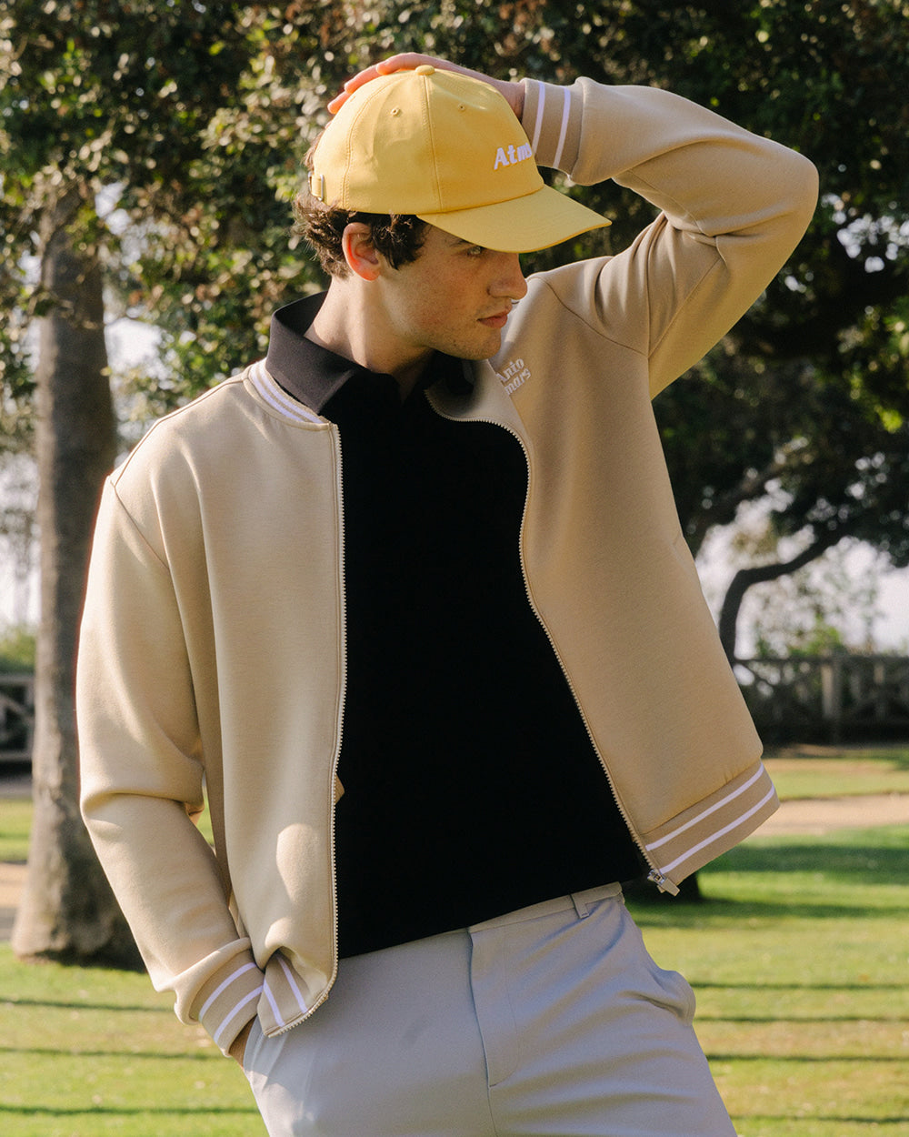 メンズ）スタジアムジャンパー（ベージュ） – SOMUA CLUB