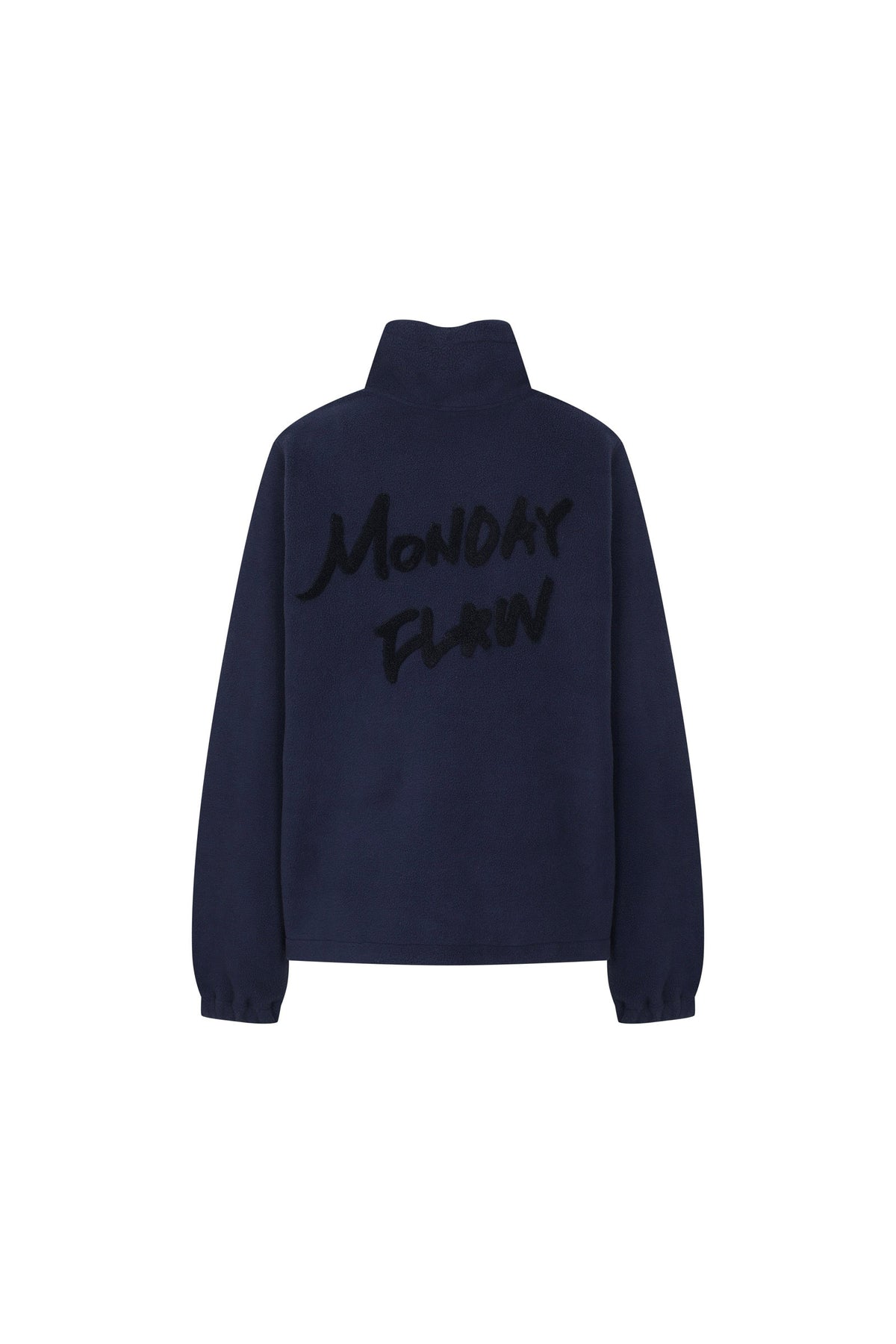 ハーフジップアップ フリース トップ（ネイビー）