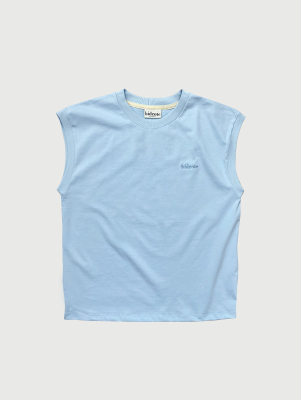ノースリーブTシャツ - ブルー