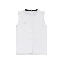 画像をギャラリービューアに読み込む, line cooltech sleeveless -White
