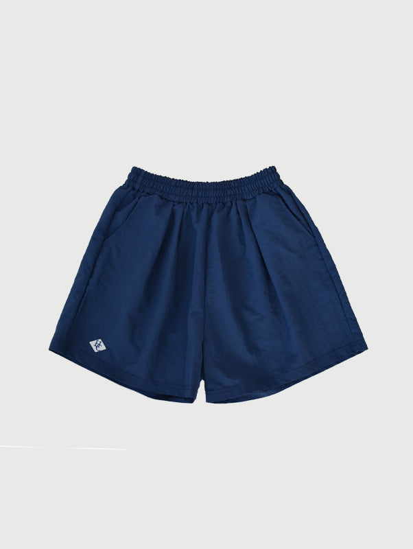 [新作] [ユニセックス] Waterproof Pintuck Shorts - Navy