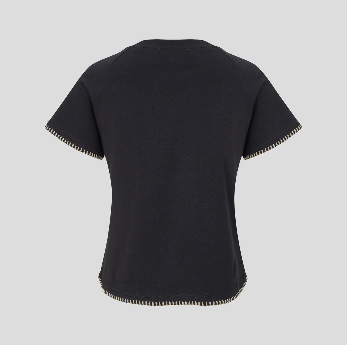 ステッチ ラグランTシャツ（チャコール）