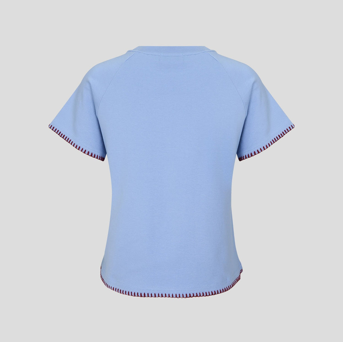 ステッチ ラグランTシャツ（ブルー）