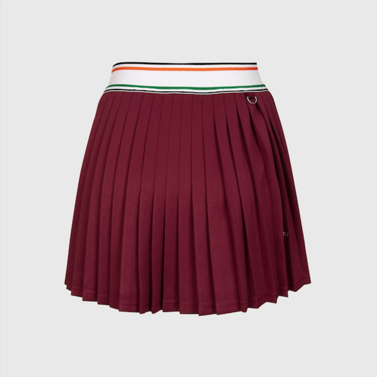 ウエストゴム プリーツスカート（ワイン）