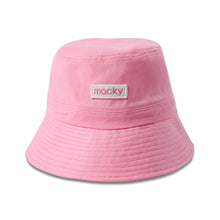 画像をギャラリービューアに読み込む, logo patch bucket hat -Pink
