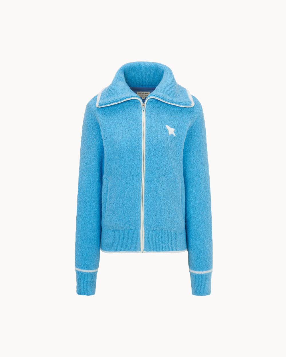 防風ニット ジップアップジャンパー（ブルー） – SOMUA CLUB