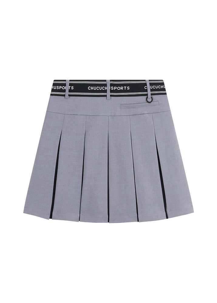 迷彩柄 ハーフプリーツスカート（ブラック） – SOMUA CLUB