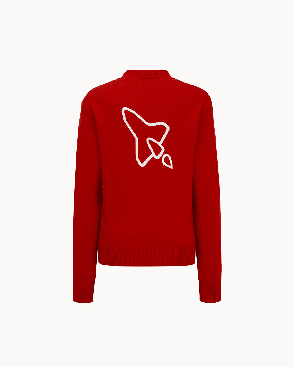 スペースシップ オープンカラーニット（レッド） – SOMUA CLUB