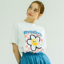画像をギャラリービューアに読み込む, cecker baord T-shirt -Pink
