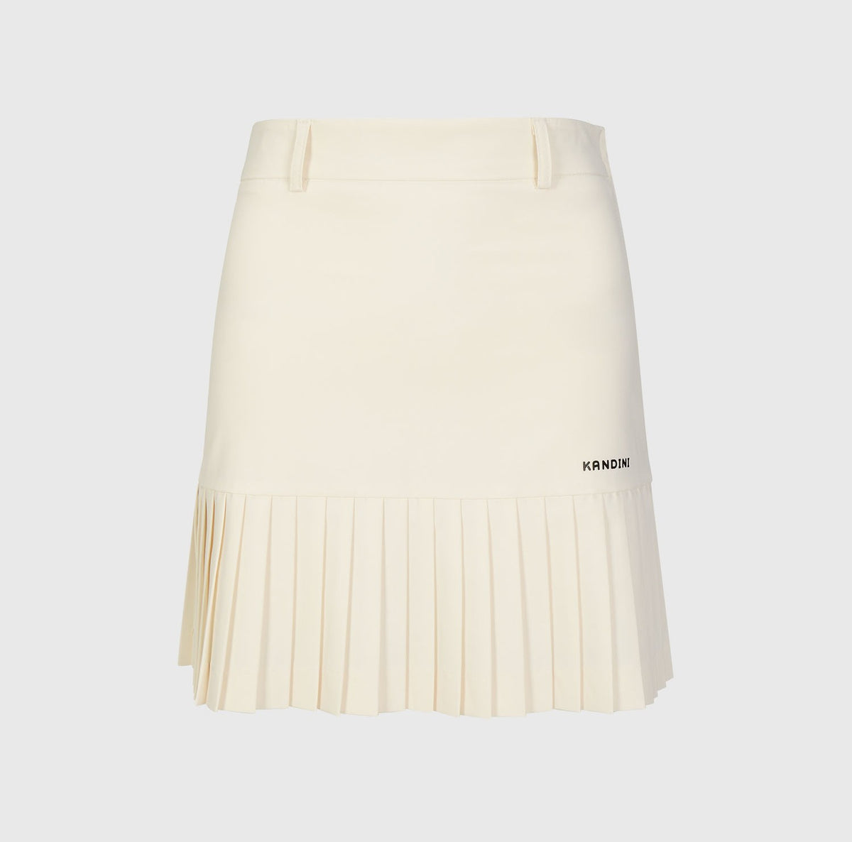 パステル プリーツスカート（クリーム）