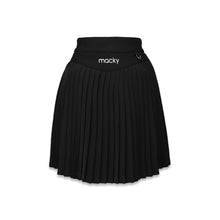 画像をギャラリービューアに読み込む, daisy pleats skirt-Black
